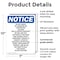 Signmission Do Not Knock No Uninvited Or Unexpected, 7 in W x Rectangle, Plastic OS-2PACK-NS-P-710-V-11287 - alternate 2